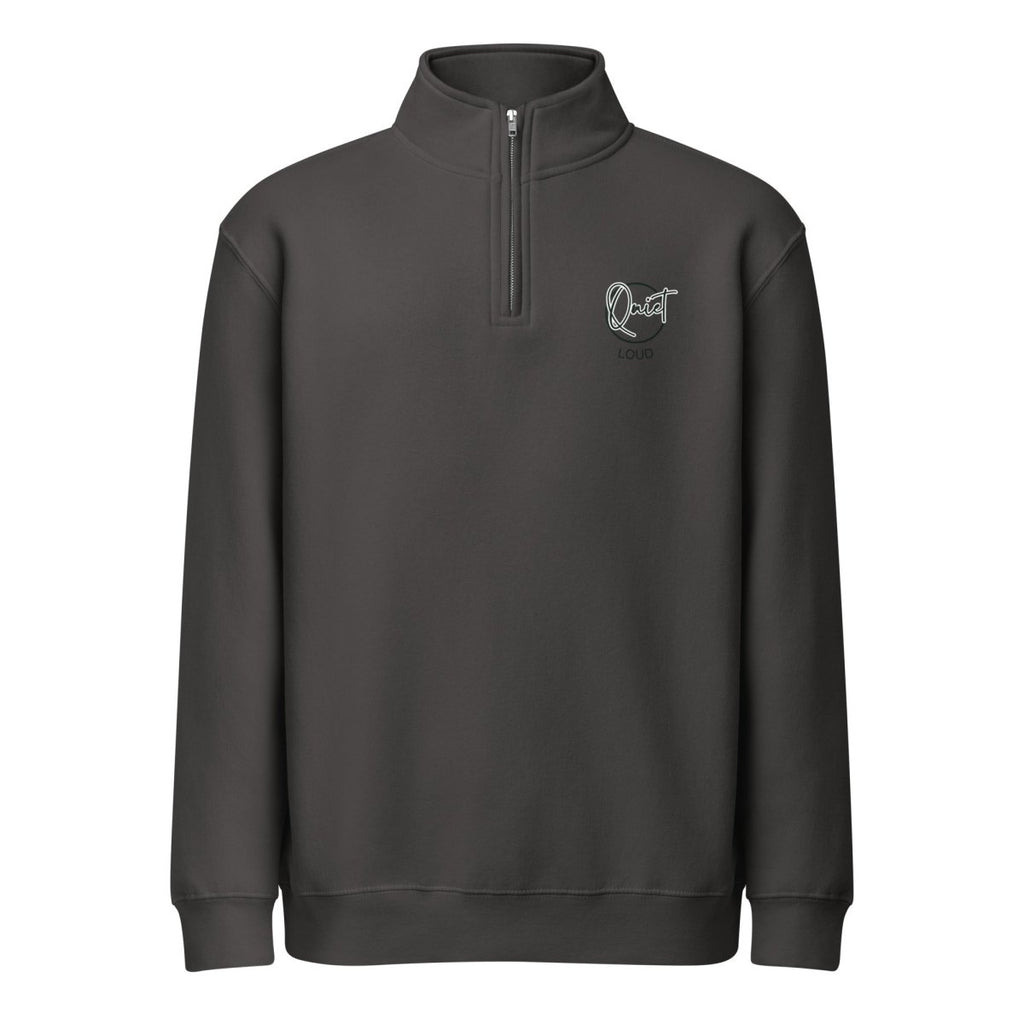 QUIET — LOUD Unisex Quarter-Zip | Q Collection - ShopNQlik
