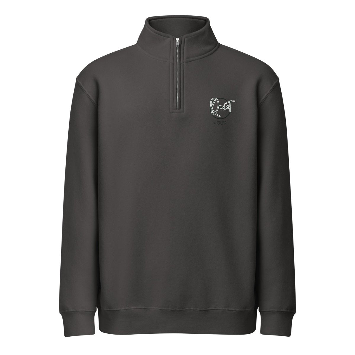 QUIET — LOUD Unisex Quarter-Zip | Q Collection - ShopNQlik