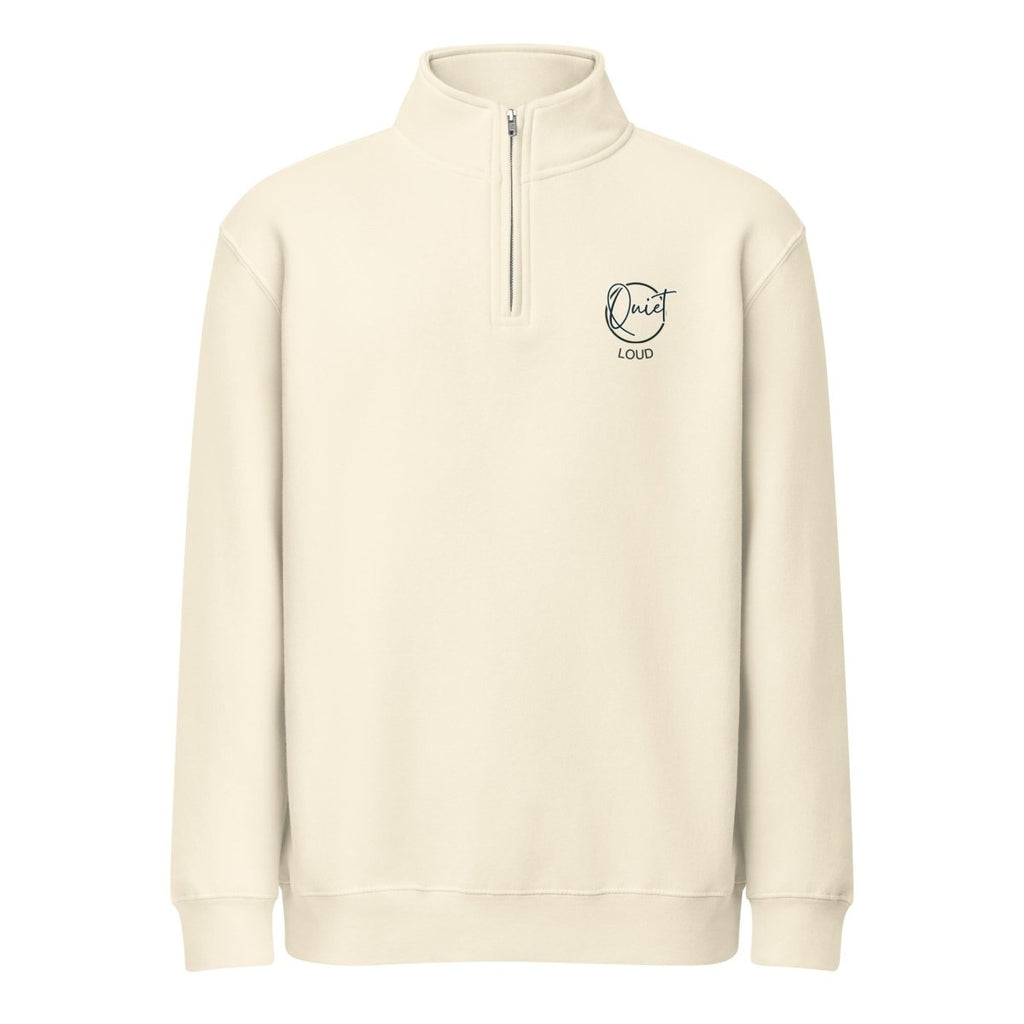 QUIET — LOUD Unisex Quarter-Zip | Q Collection - ShopNQlik