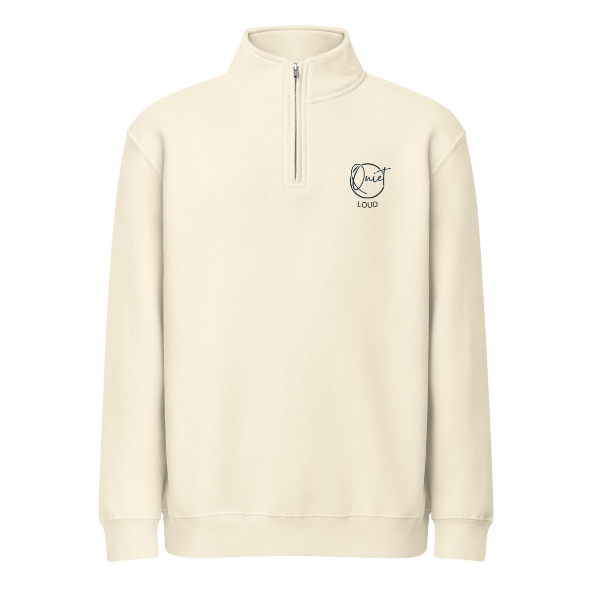 QUIET — LOUD Unisex Quarter-Zip | Q Collection - ShopNQlik