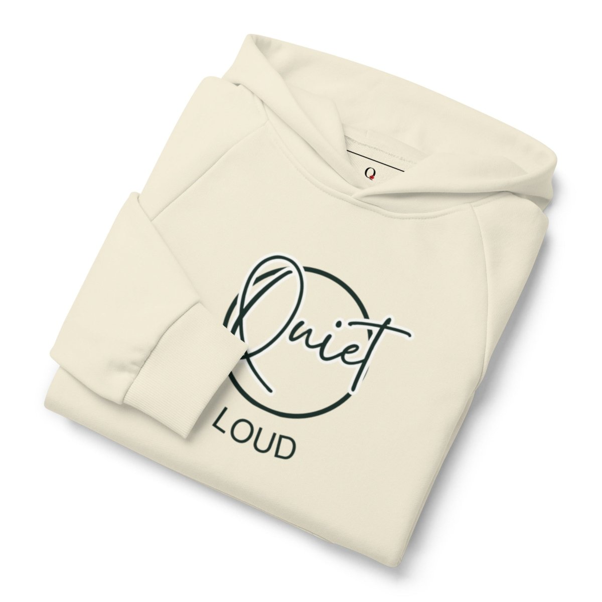 QUIET — LOUD Women's Heavyweight Hoodie | Q Collection - ShopNQlik