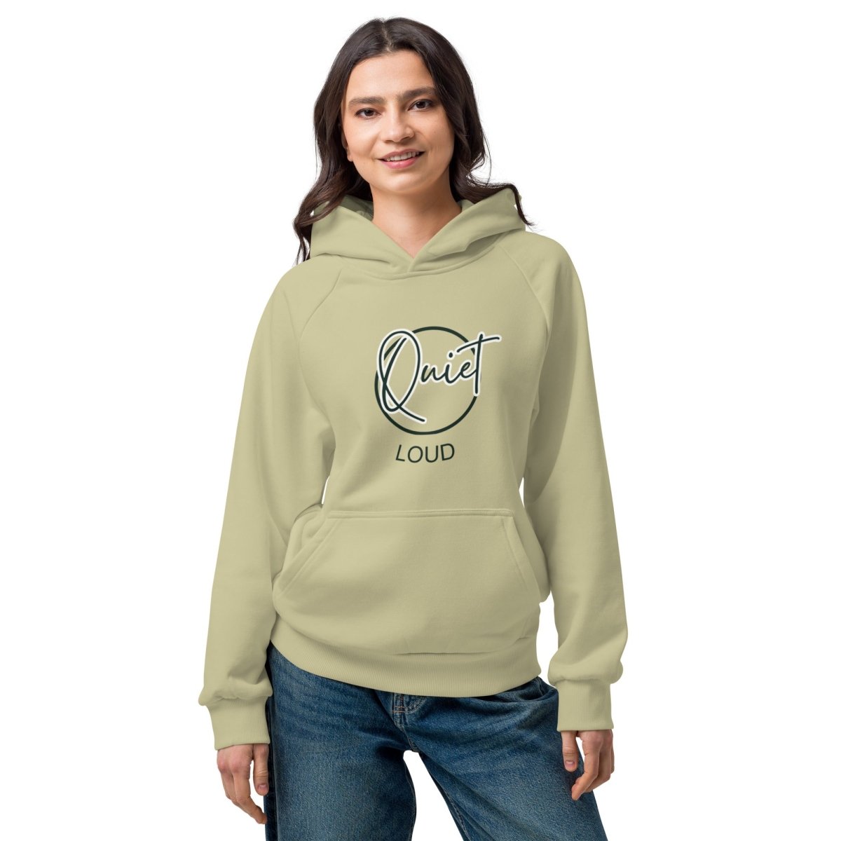QUIET — LOUD Women's Heavyweight Hoodie | Q Collection - ShopNQlik
