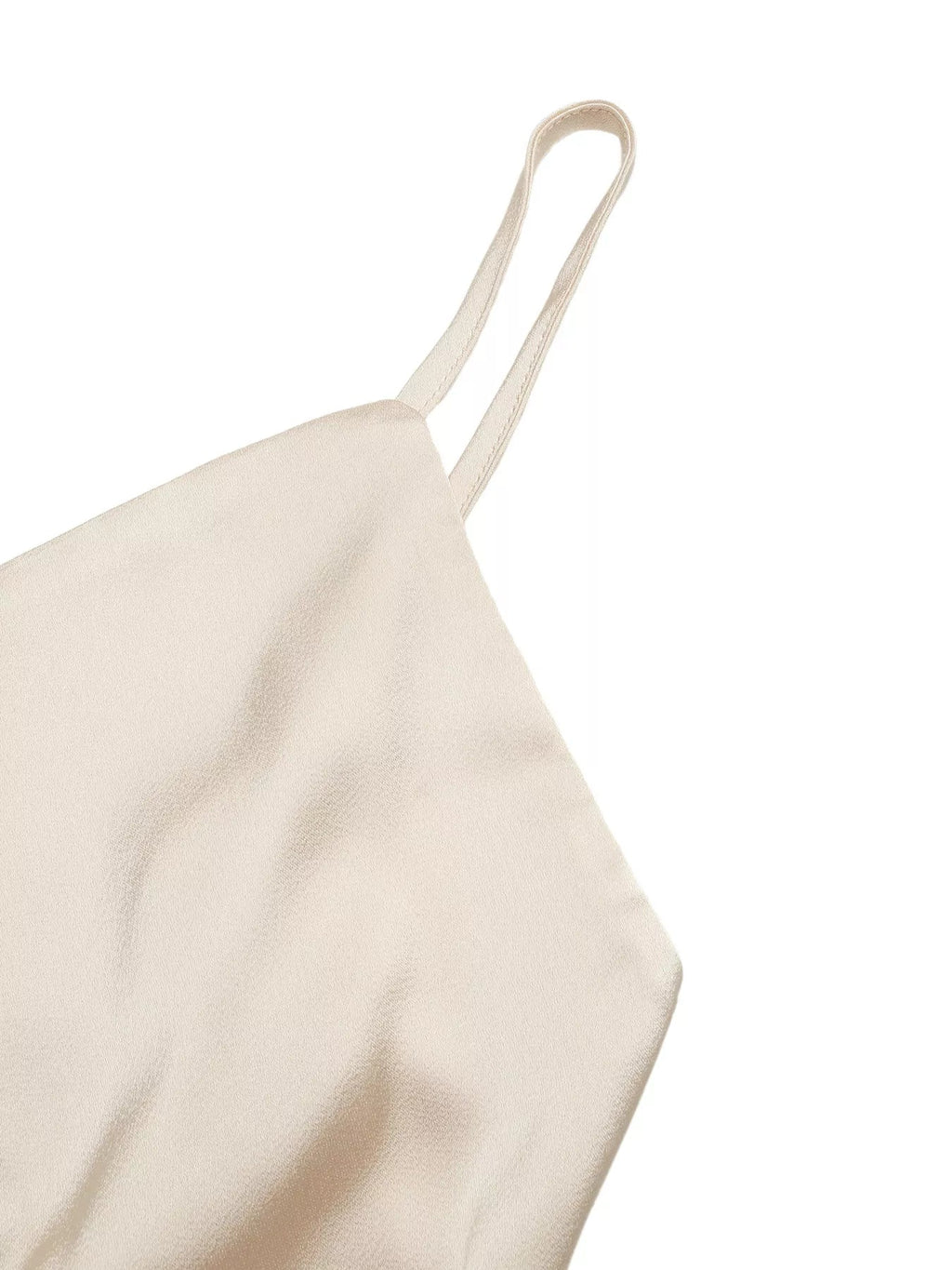 Ruched Spaghetti Strap Bodysuit - ShopNQlik