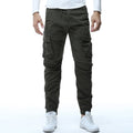 Tethered Elastic Waist Casual Cargo Pants - ShopNQlik