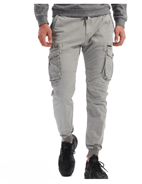 Tethered Elastic Waist Casual Cargo Pants - ShopNQlik