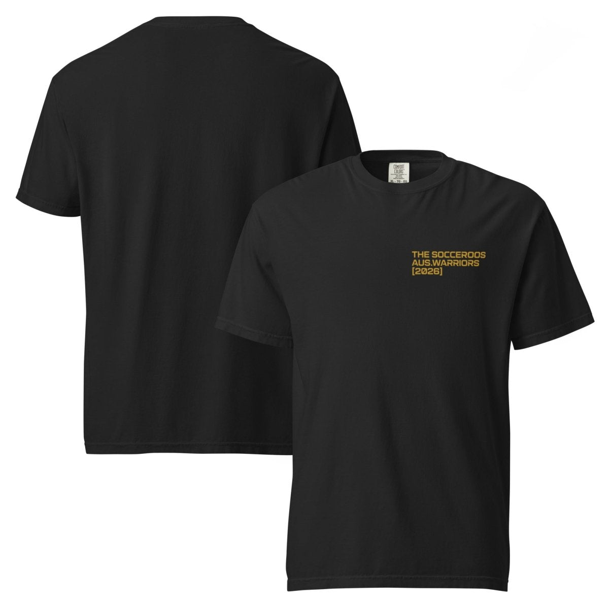 Unisex Garment-Dyed Heavyweight Tee — Socceroos | The Nations Collection - ShopNQlik