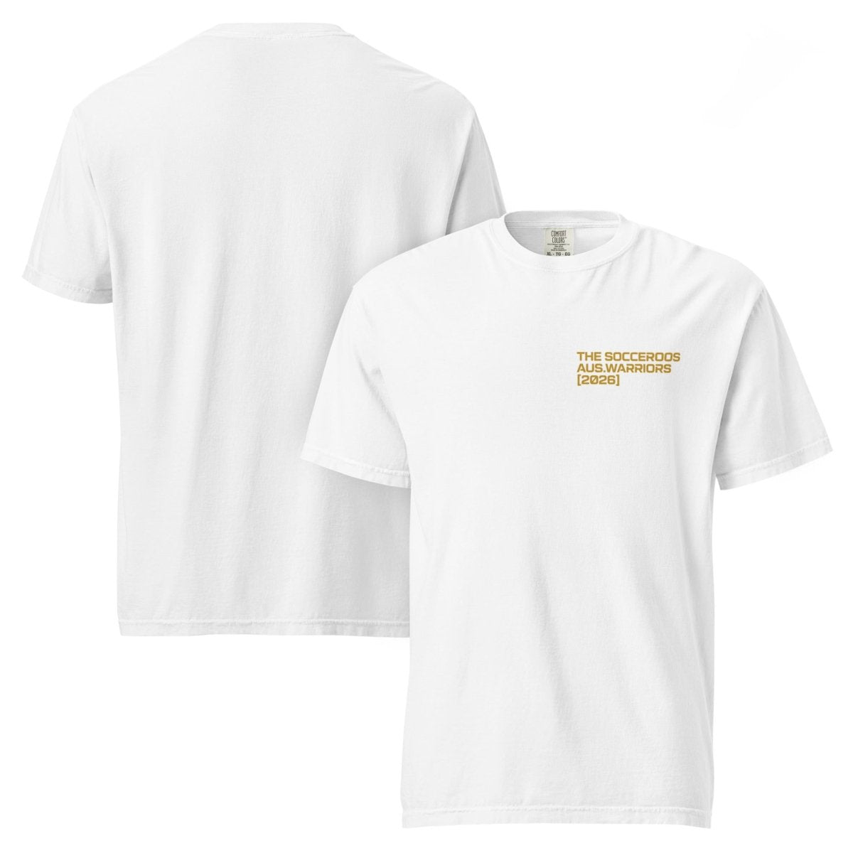 Unisex Garment-Dyed Heavyweight Tee — Socceroos | The Nations Collection - ShopNQlik