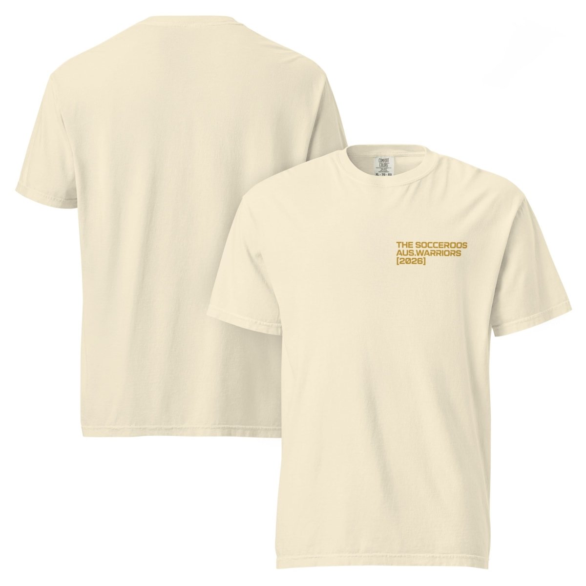 Unisex Garment-Dyed Heavyweight Tee — Socceroos | The Nations Collection - ShopNQlik