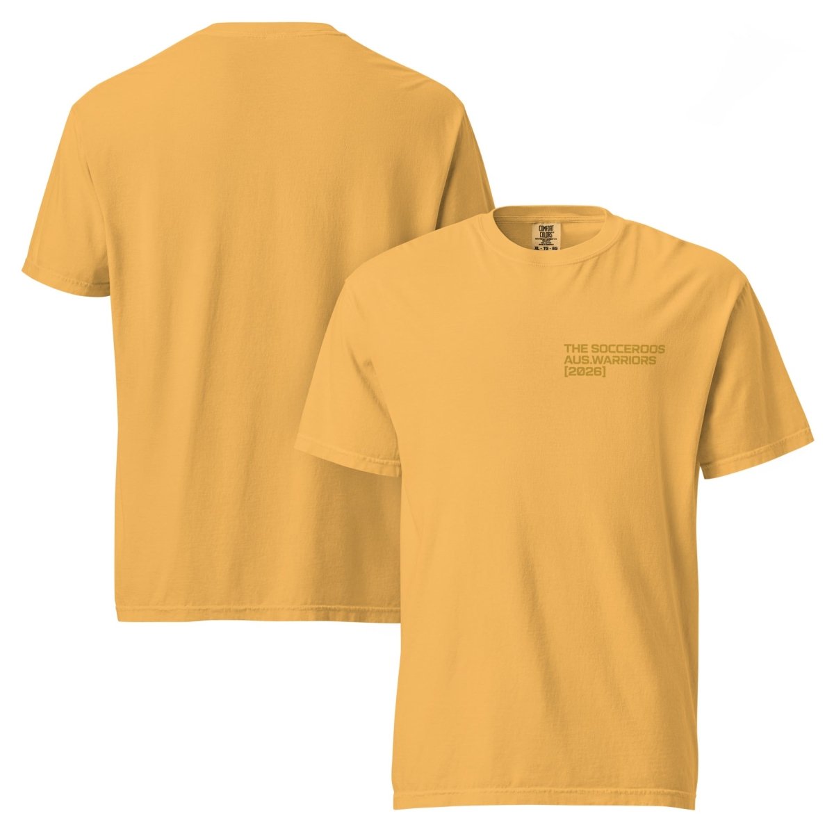 Unisex Garment-Dyed Heavyweight Tee — Socceroos | The Nations Collection - ShopNQlik