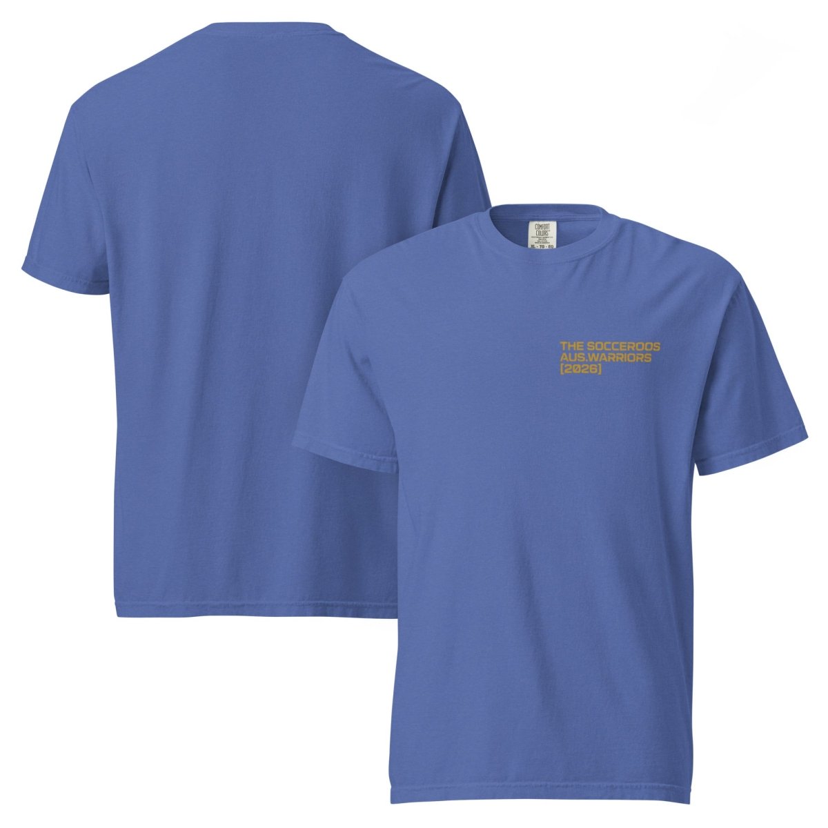 Unisex Garment-Dyed Heavyweight Tee — Socceroos | The Nations Collection - ShopNQlik