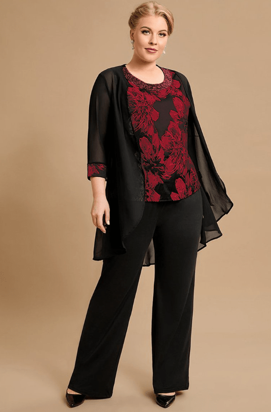 Valkyrie 3-Piece Plus Size Women's Outfit Set (One Set) - ShopNQlik