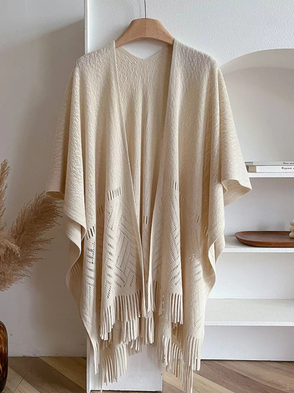 Women's Fringe Open-Front Cardigan — One Size - ShopNQlik