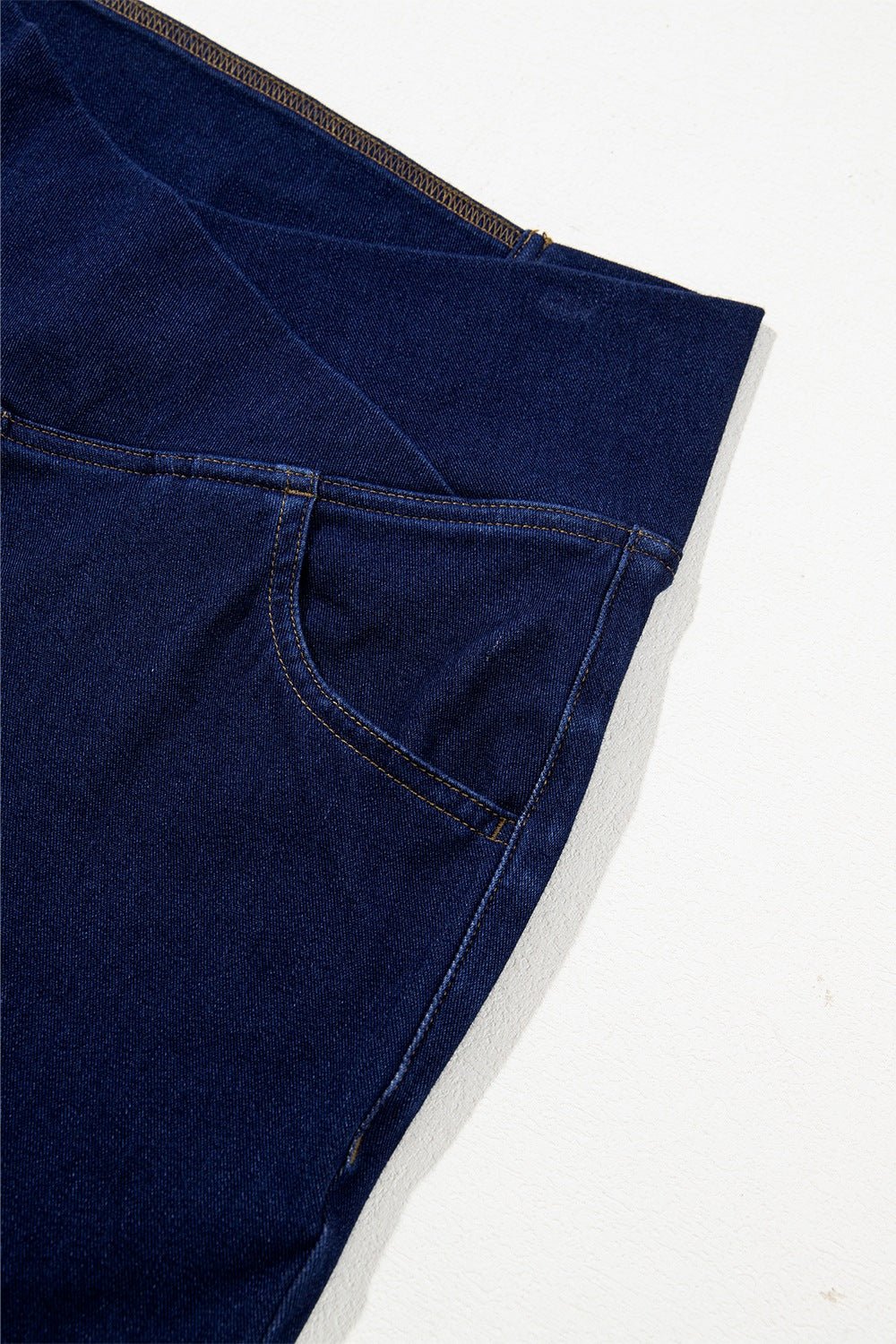 Women's High-Waisted Flare Jeans – Dark Navy, S–2XL - ShopNQlik