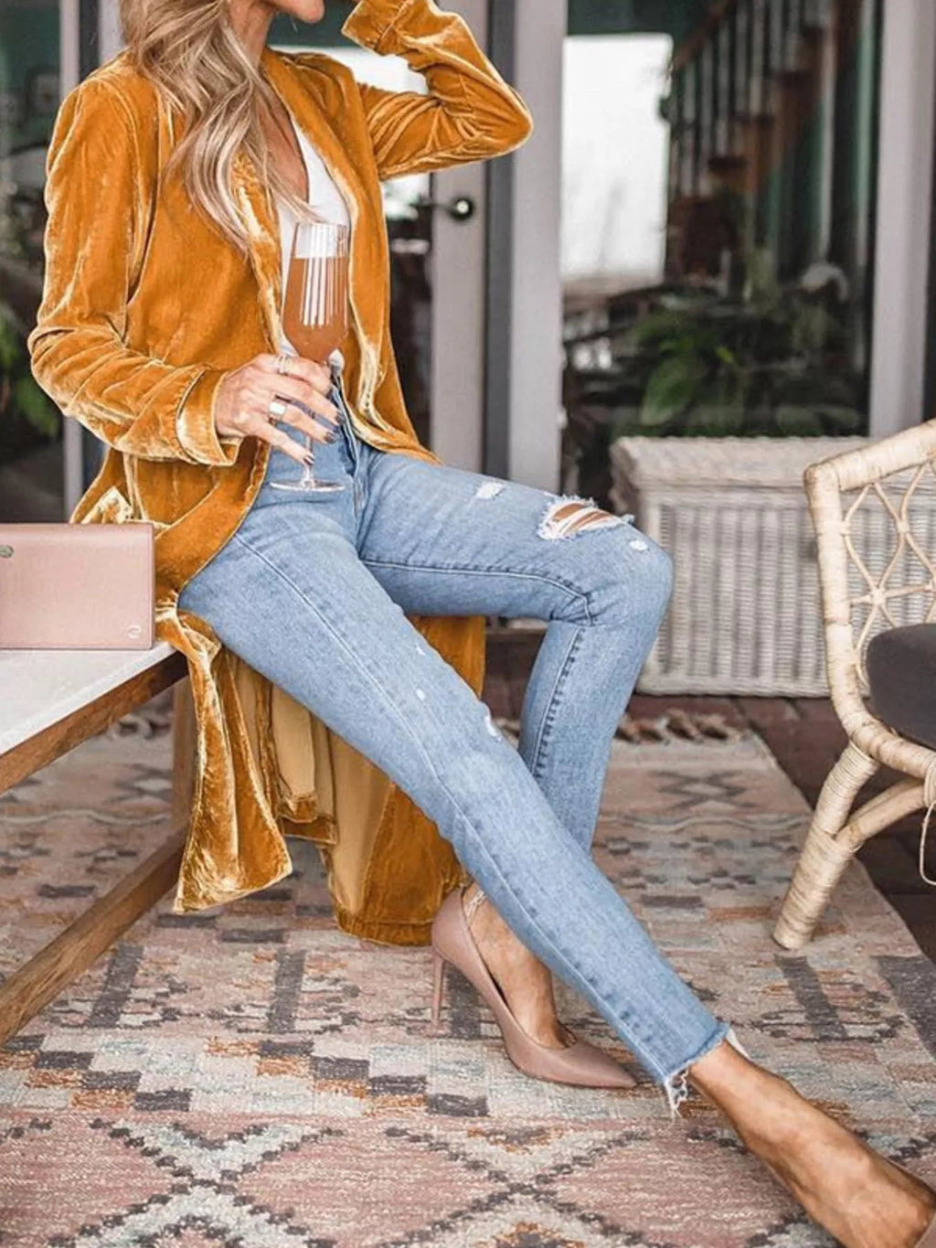 Women's Open-Front Longline Cardigan — Long Sleeve (S–2XL) - ShopNQlik