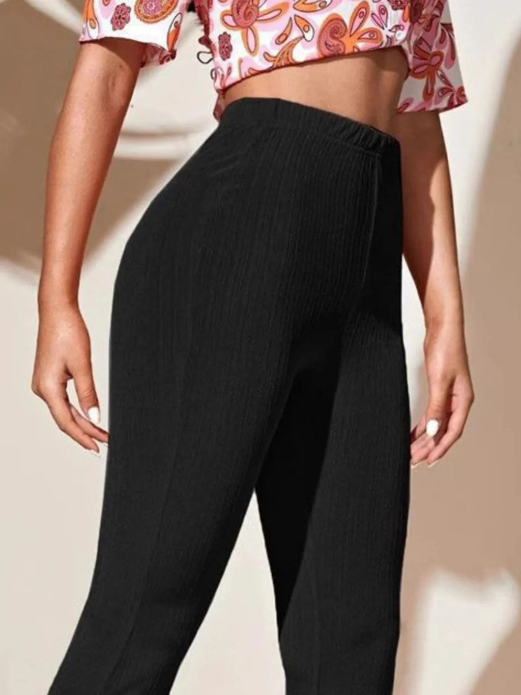 Women's Plus Size High-Waist Flare Active Pants – 5 Colours, S–3XL - ShopNQlik