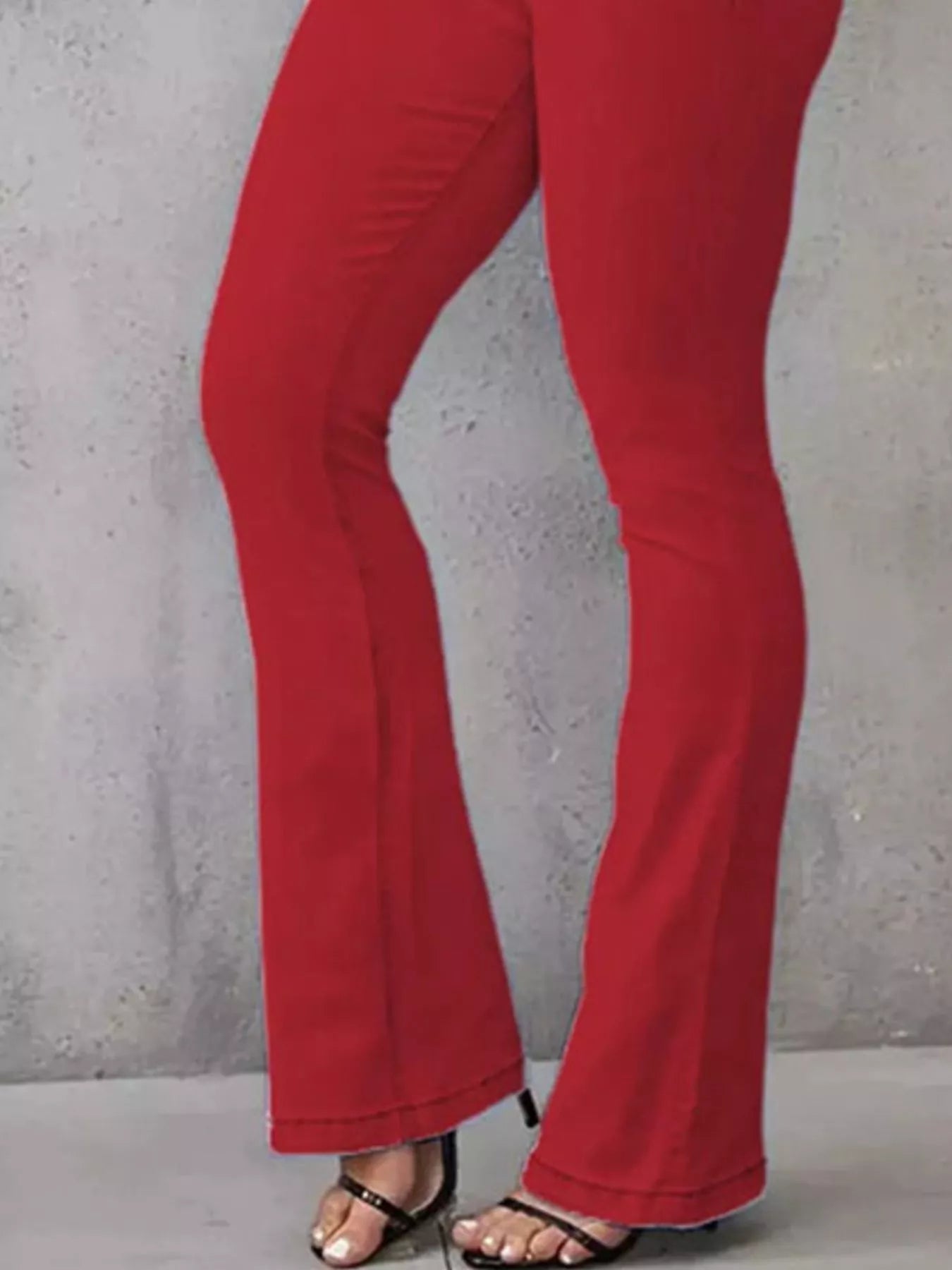 Women's Plus Size Wash High-Waisted Flare Jeans – 4 Colours, S–3XL - ShopNQlik