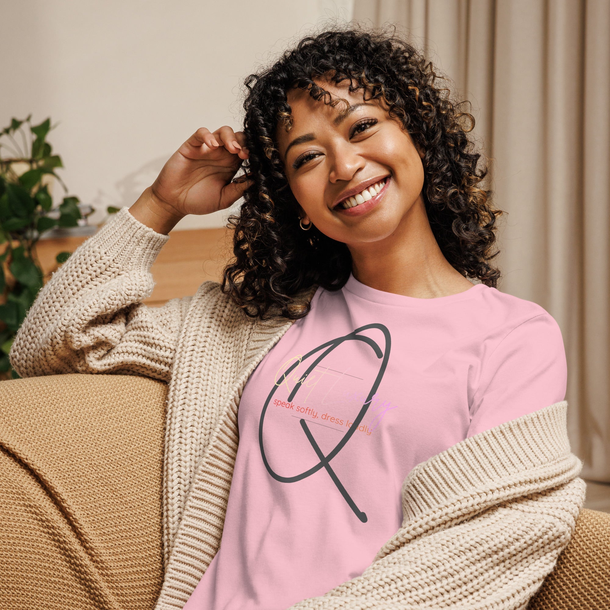 Women's Quiet Luxury Relaxed Tee — Q Collection - ShopNQlik