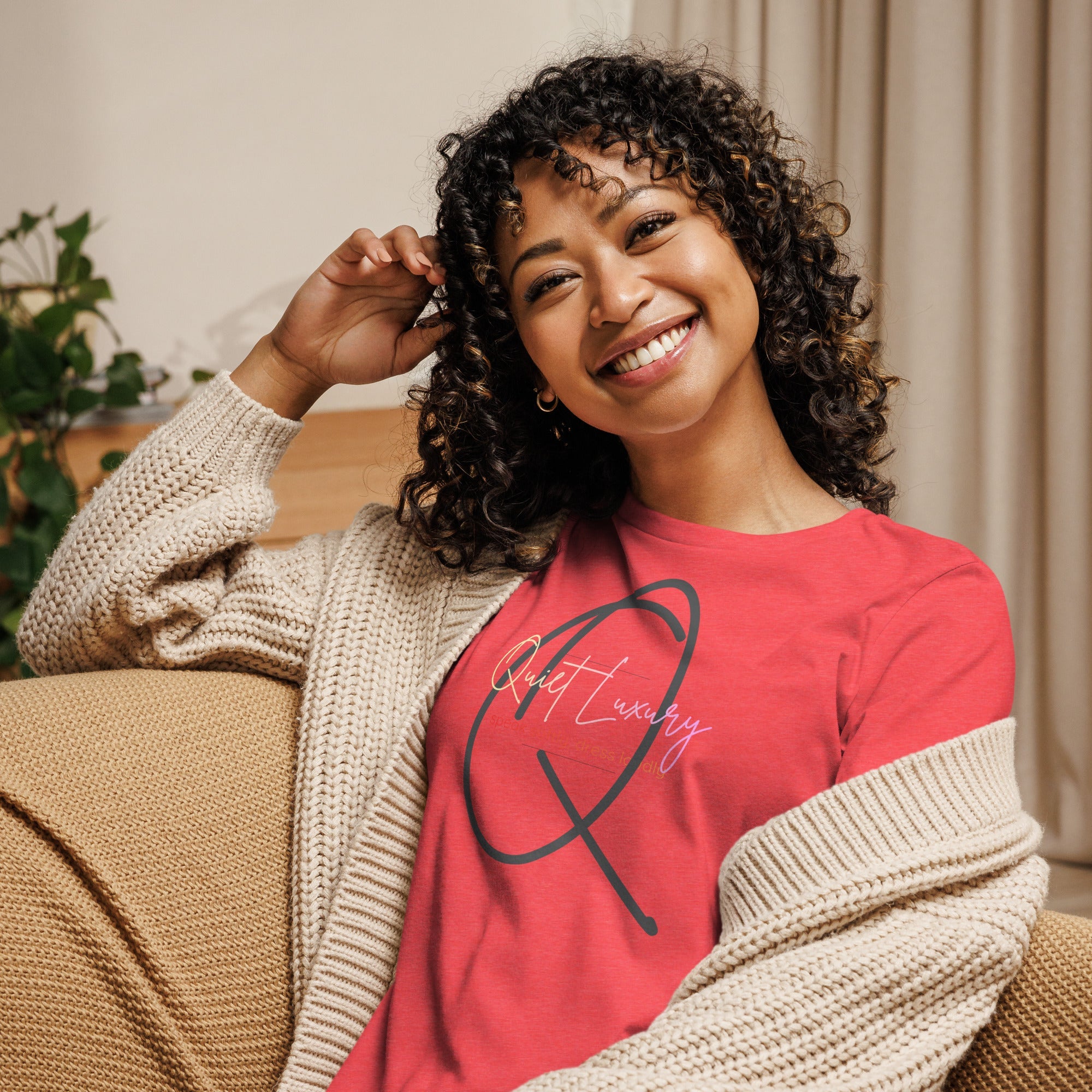 Women's Quiet Luxury Relaxed Tee — Q Collection - ShopNQlik
