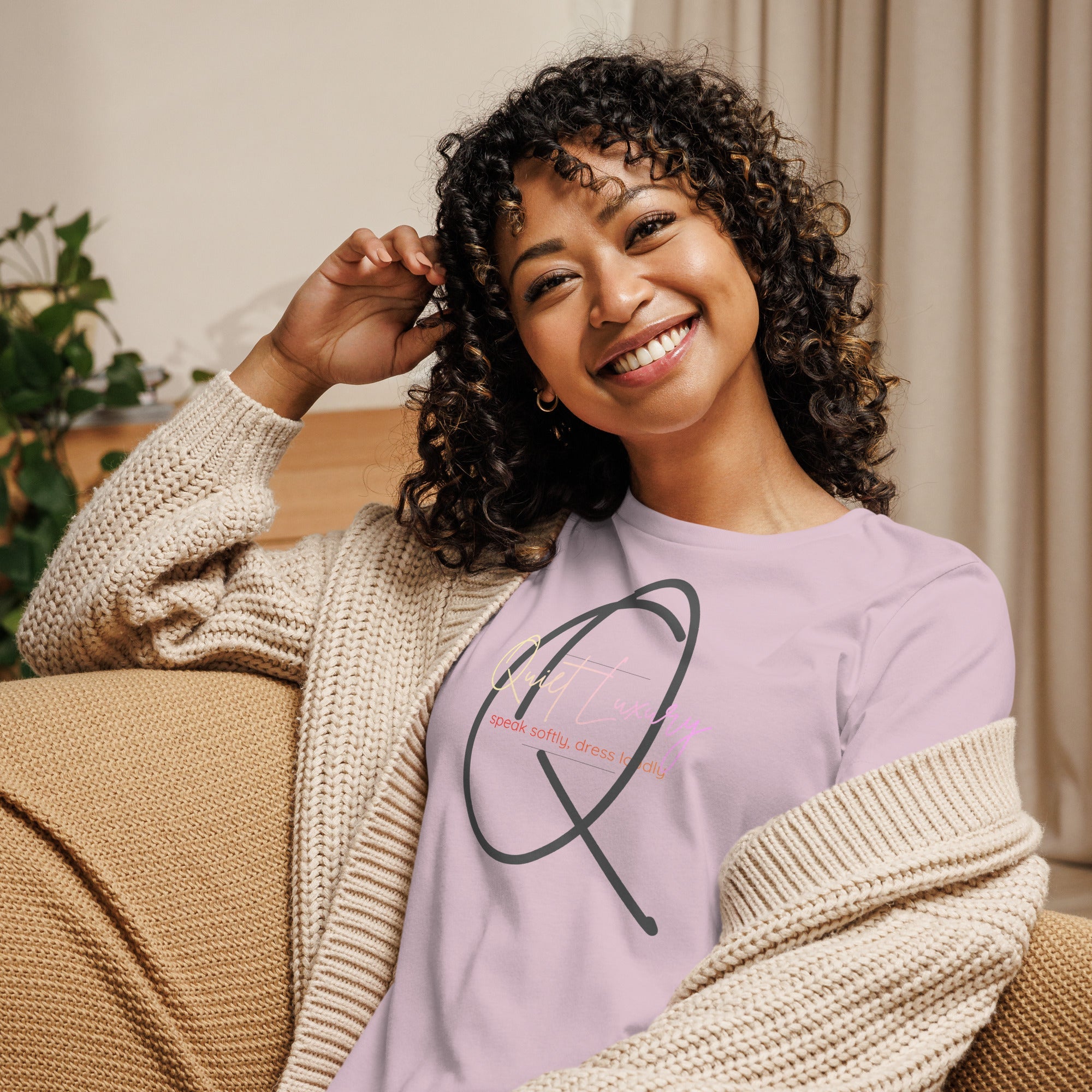 Women's Quiet Luxury Relaxed Tee — Q Collection - ShopNQlik