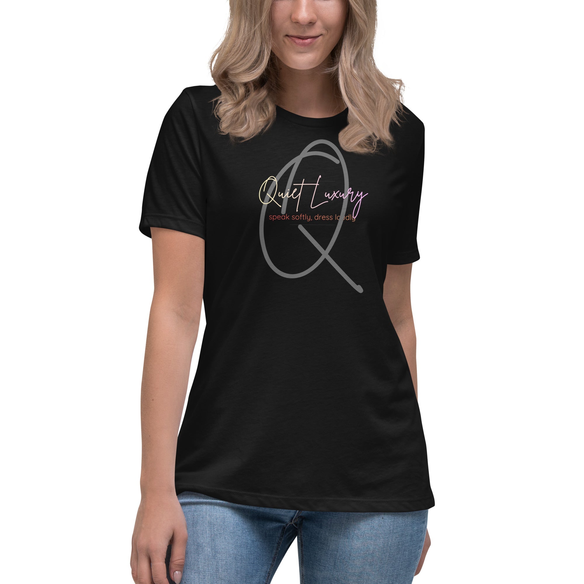 Women's Quiet Luxury Relaxed Tee — Q Collection - ShopNQlik