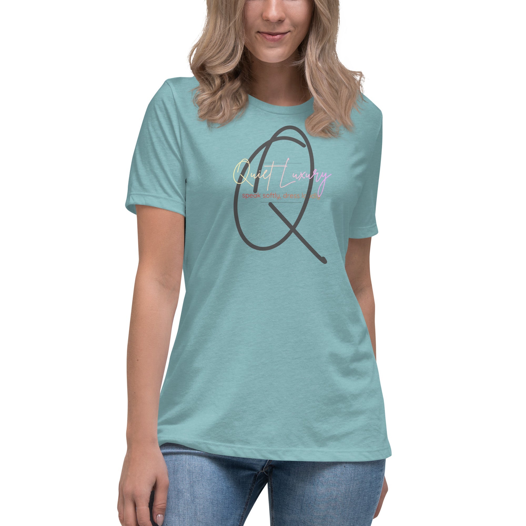 Women's Quiet Luxury Relaxed Tee — Q Collection - ShopNQlik