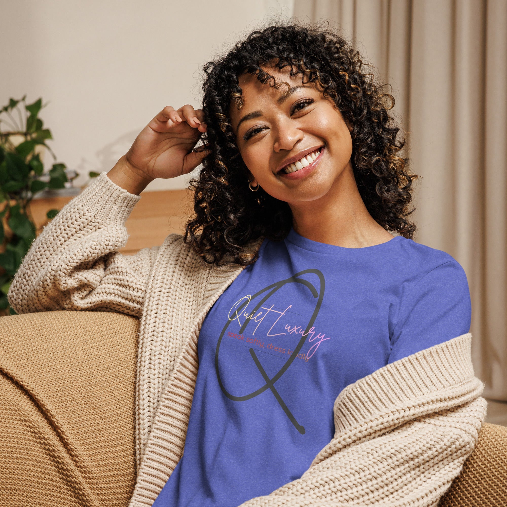Women's Quiet Luxury Relaxed Tee — Q Collection - ShopNQlik
