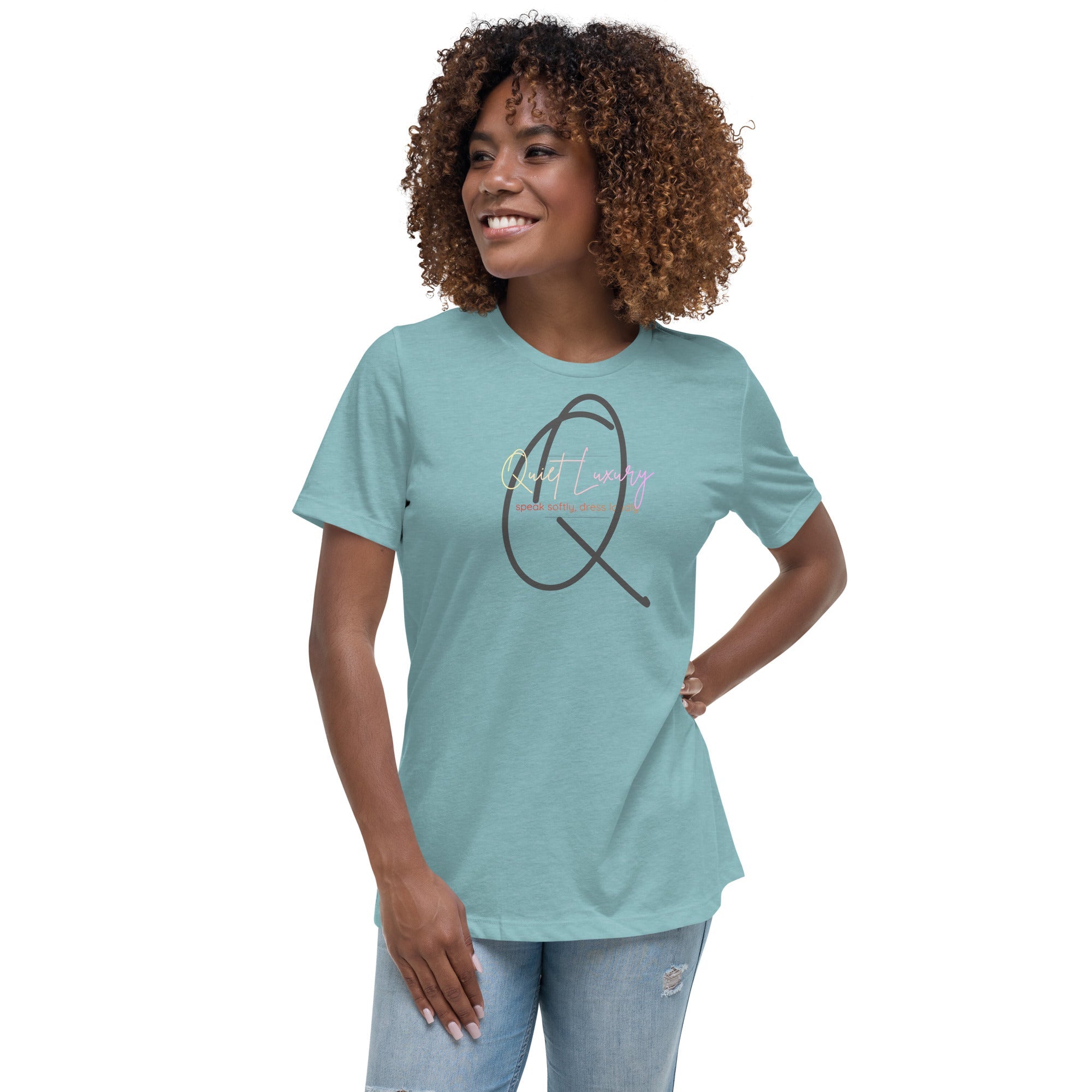 Women's Quiet Luxury Relaxed Tee — Q Collection - ShopNQlik
