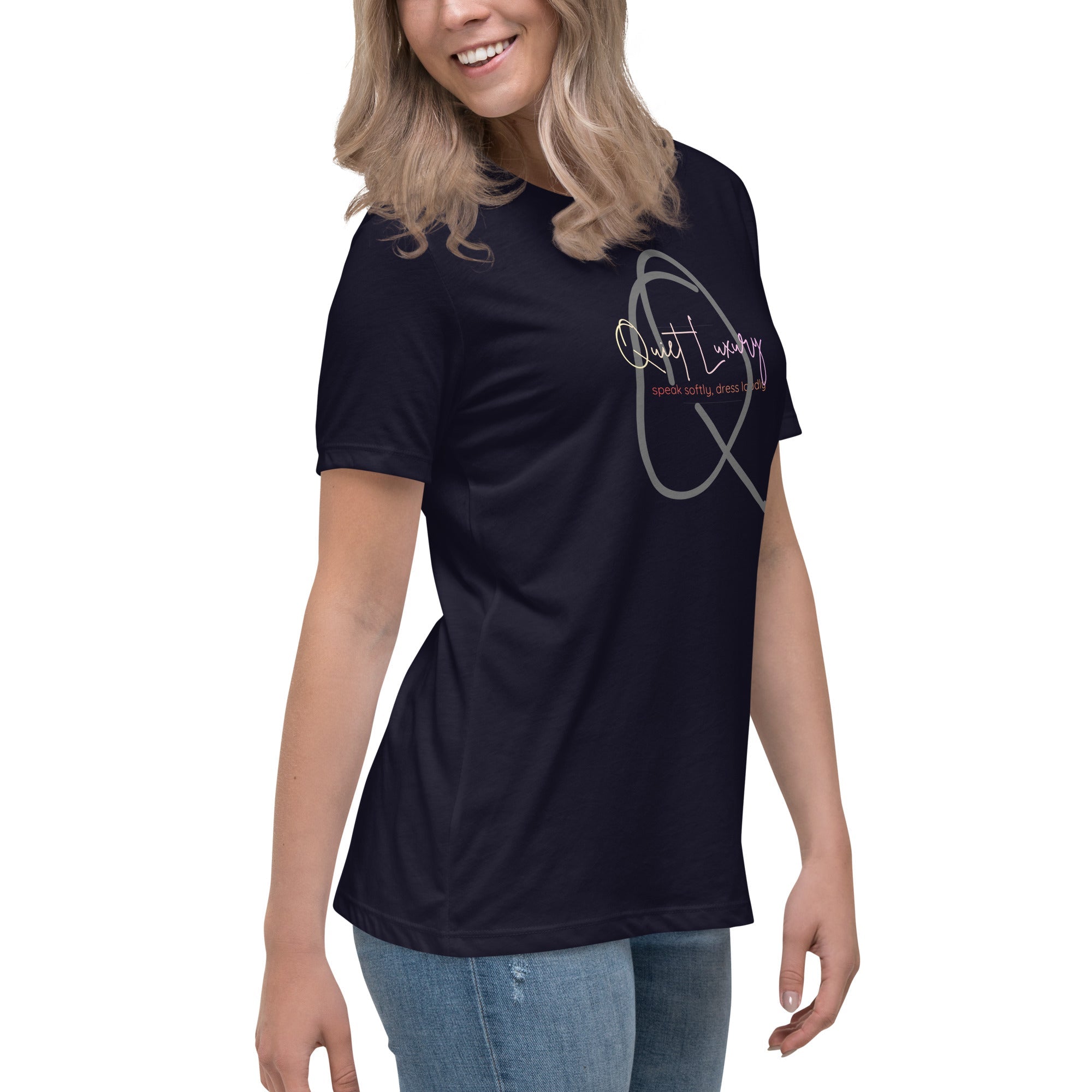 Women's Quiet Luxury Relaxed Tee — Q Collection - ShopNQlik