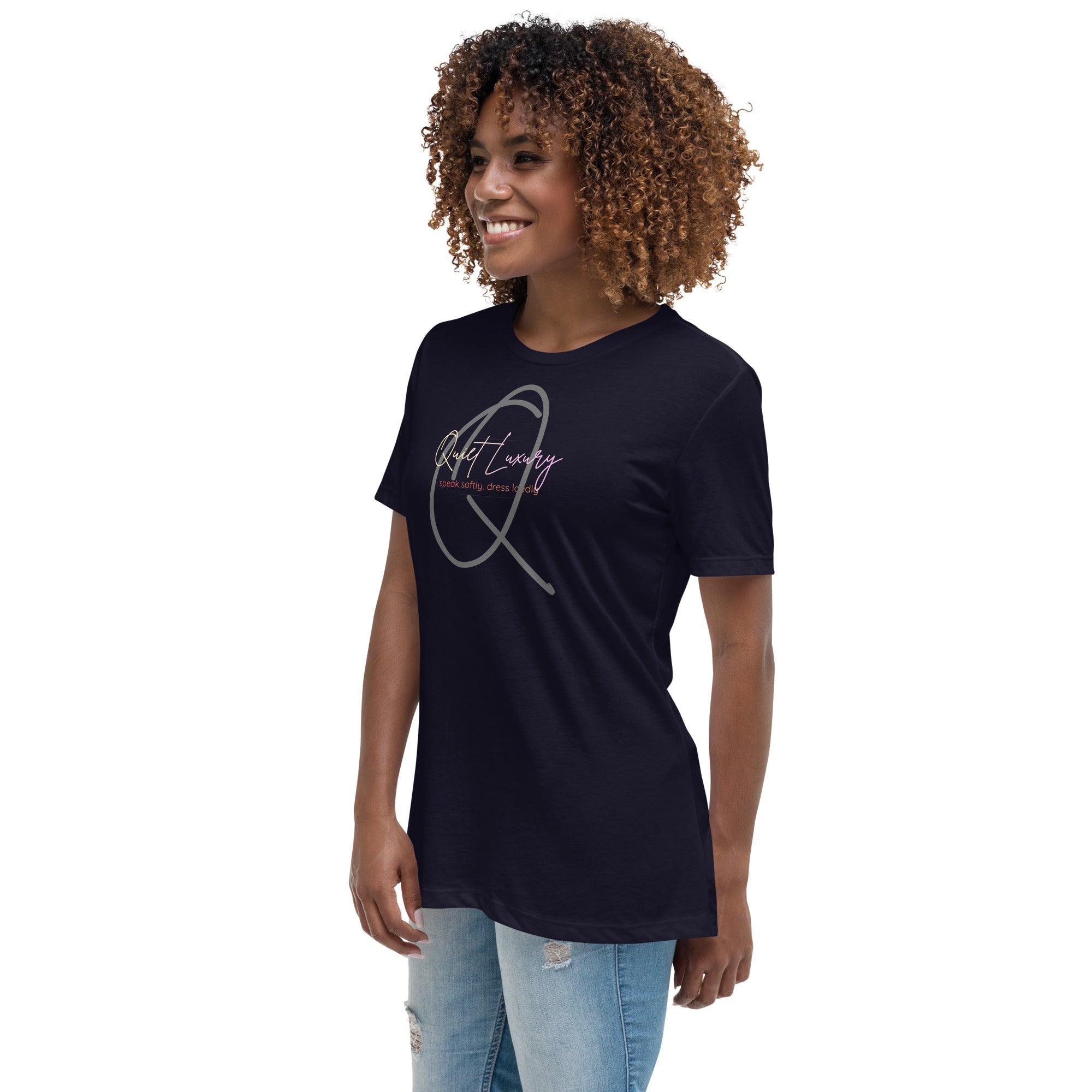Women's Quiet Luxury Relaxed Tee — Q Collection - ShopNQlik