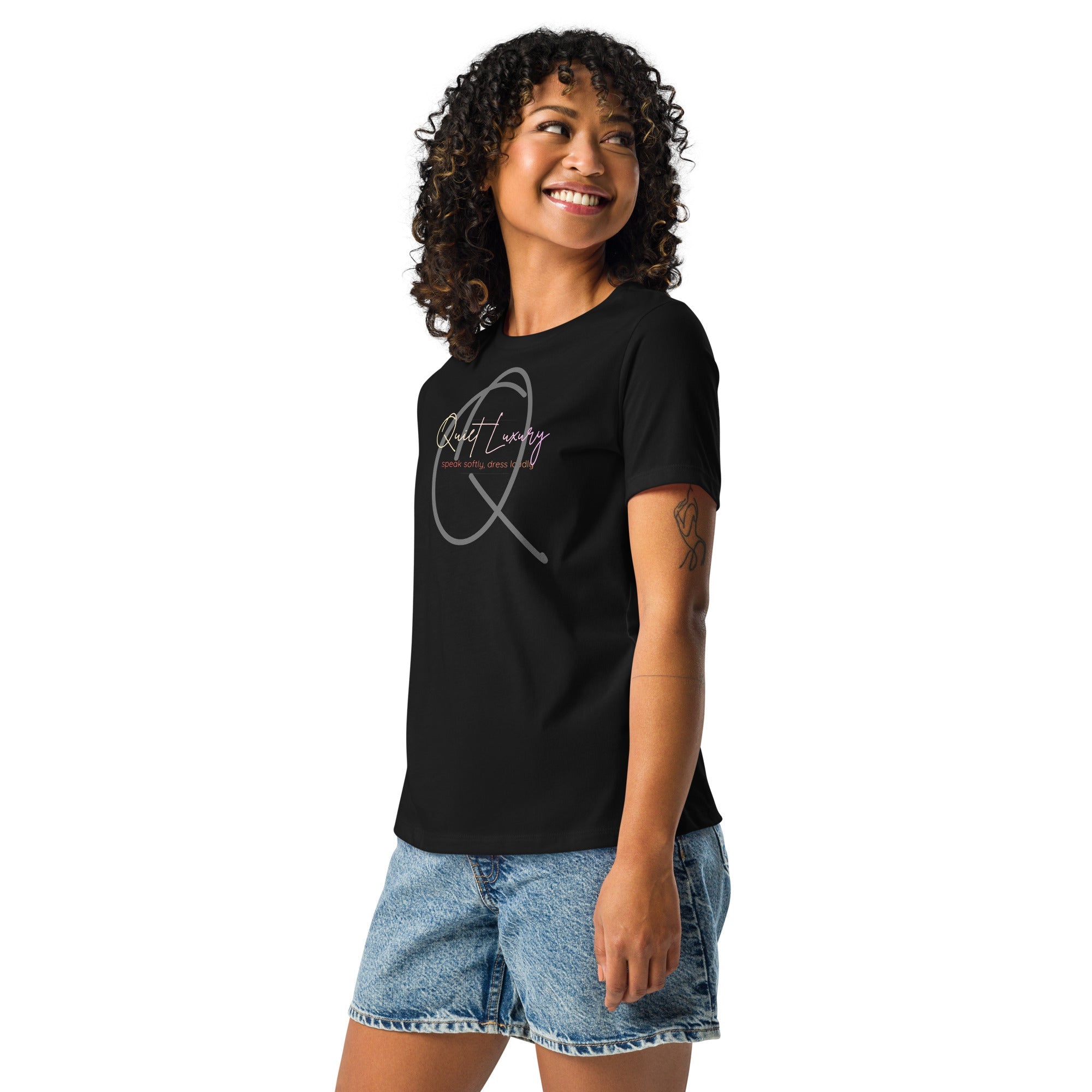 Women's Quiet Luxury Relaxed Tee — Q Collection - ShopNQlik