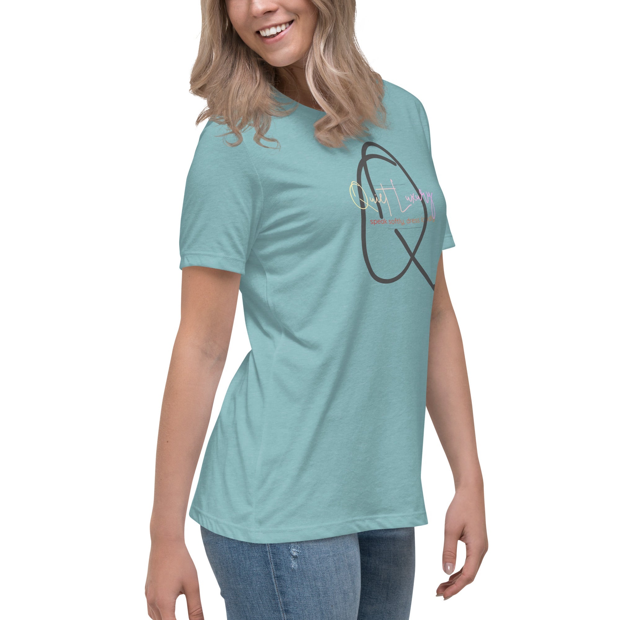 Women's Quiet Luxury Relaxed Tee — Q Collection - ShopNQlik
