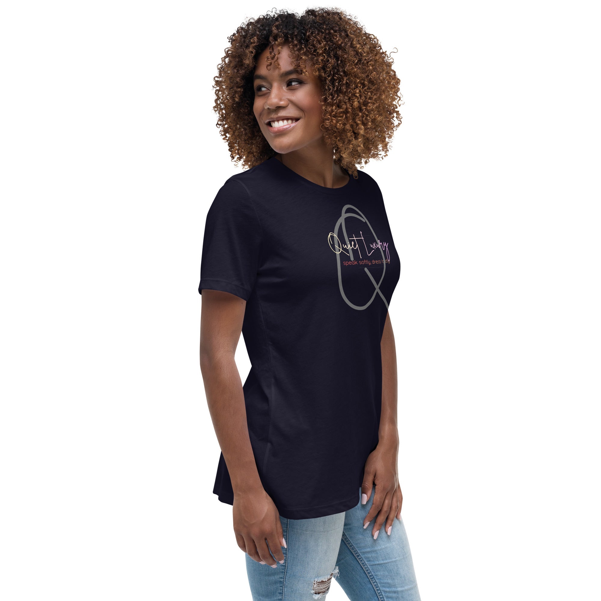 Women's Quiet Luxury Relaxed Tee — Q Collection - ShopNQlik