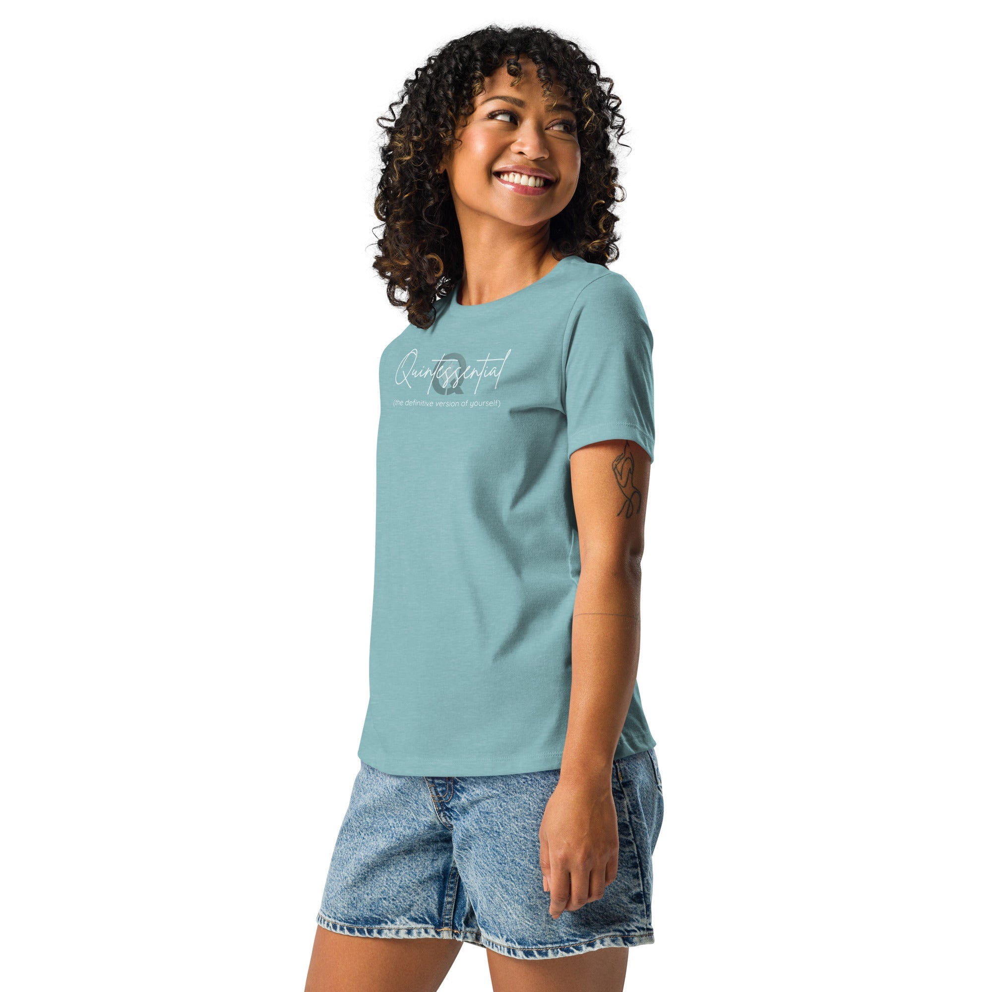 Women's Relaxed Q-Collection Tee - ShopNQlik