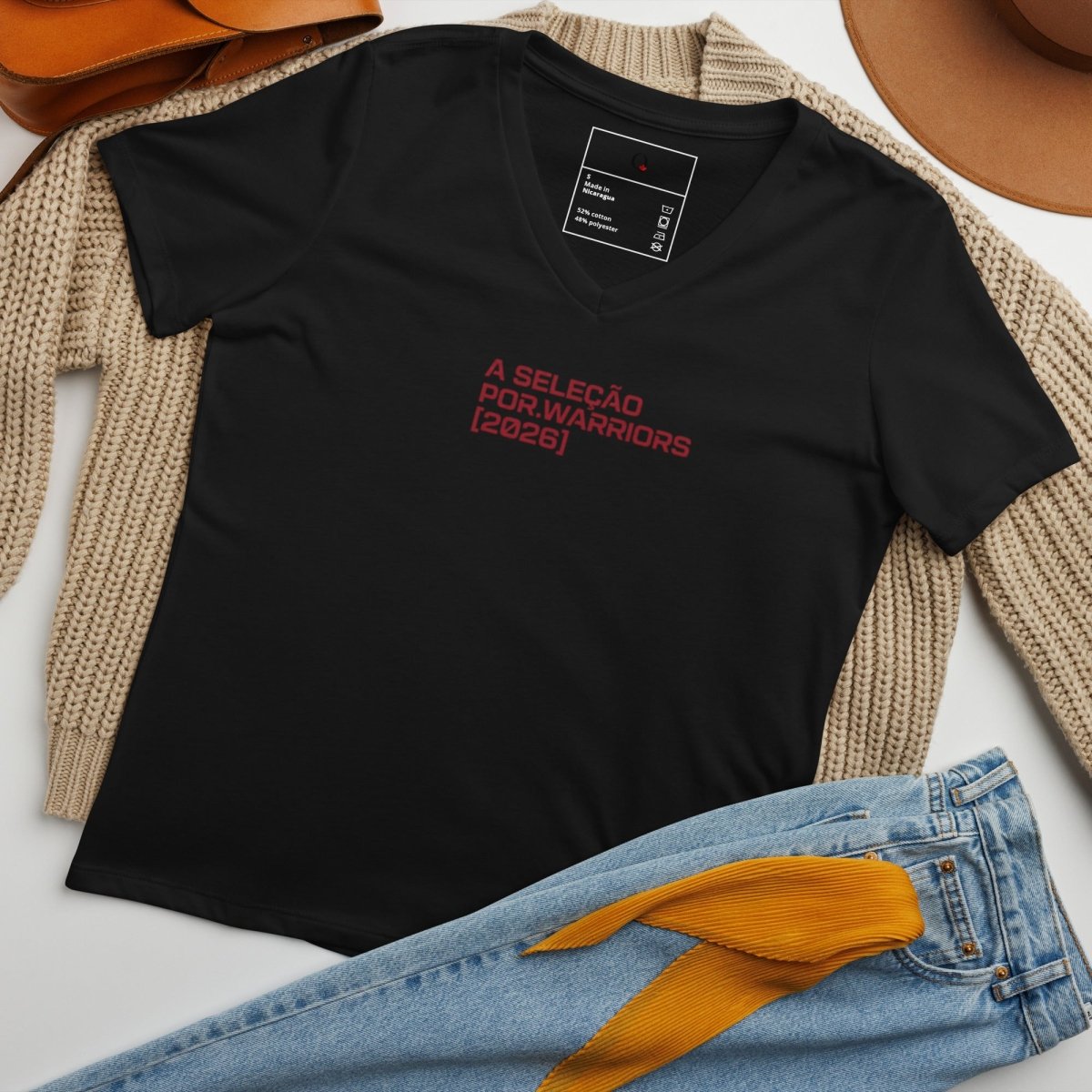 Women's Relaxed V-Neck Tee — The Nations Collection - ShopNQlik