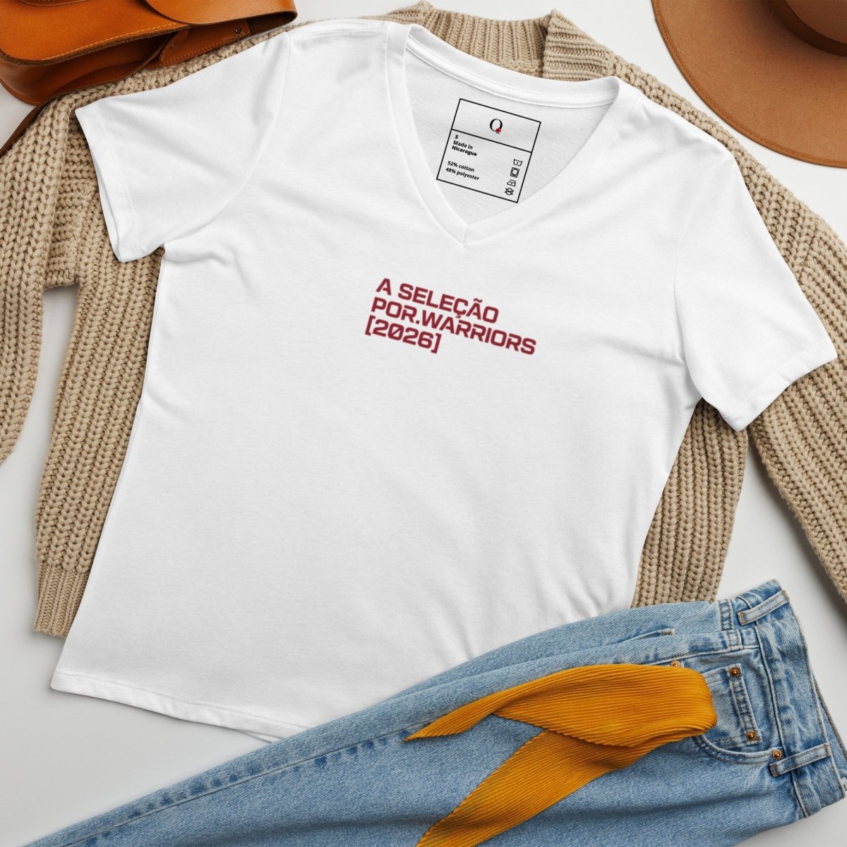 Women's Relaxed V-Neck Tee — The Nations Collection - ShopNQlik