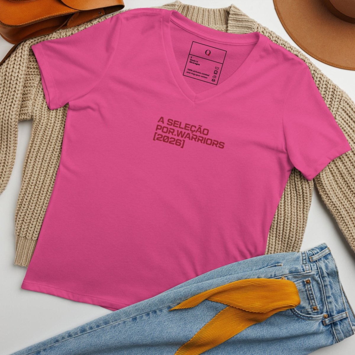 Women's Relaxed V-Neck Tee — The Nations Collection - ShopNQlik