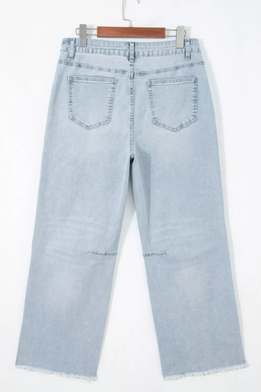 Women's Star-Embellished Cropped Jeans – Light Blue, Sizes 4–16 - ShopNQlik