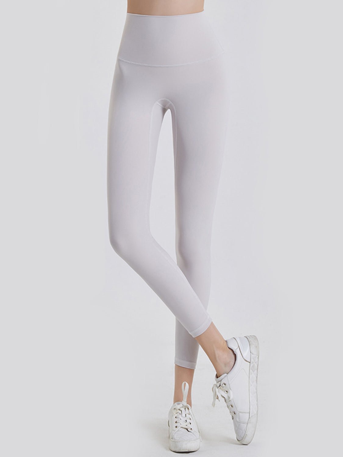 Women's Wide Waistband Sports Leggings – 8 Colours, S–2XL - ShopNQlik