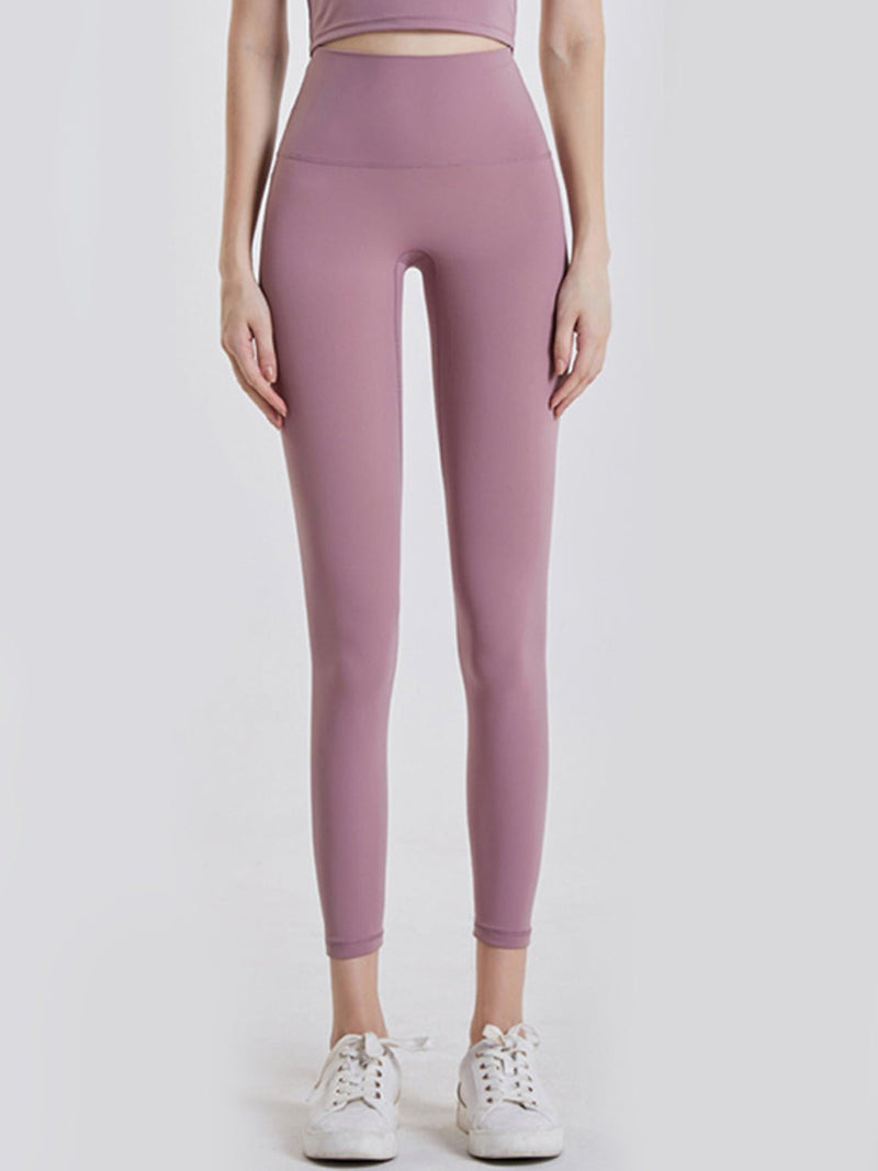 Women's Wide Waistband Sports Leggings – 8 Colours, S–2XL - ShopNQlik