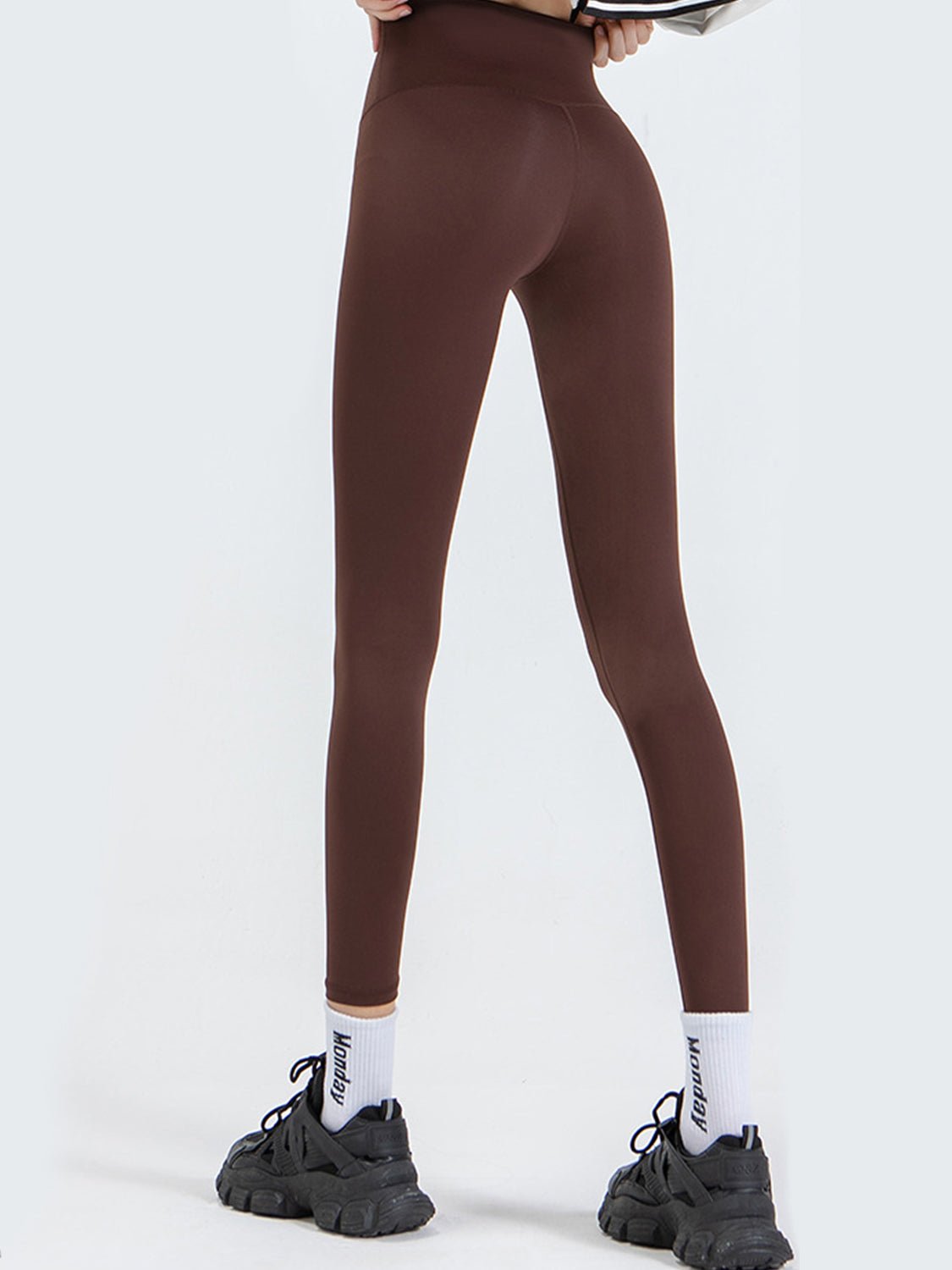 Women's Wide Waistband Sports Leggings – 8 Colours, S–2XL - ShopNQlik