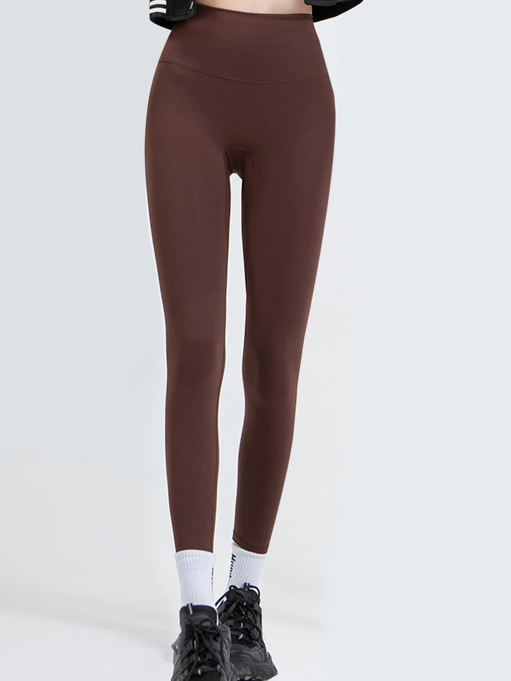 Women's Wide Waistband Sports Leggings – 8 Colours, S–2XL - ShopNQlik