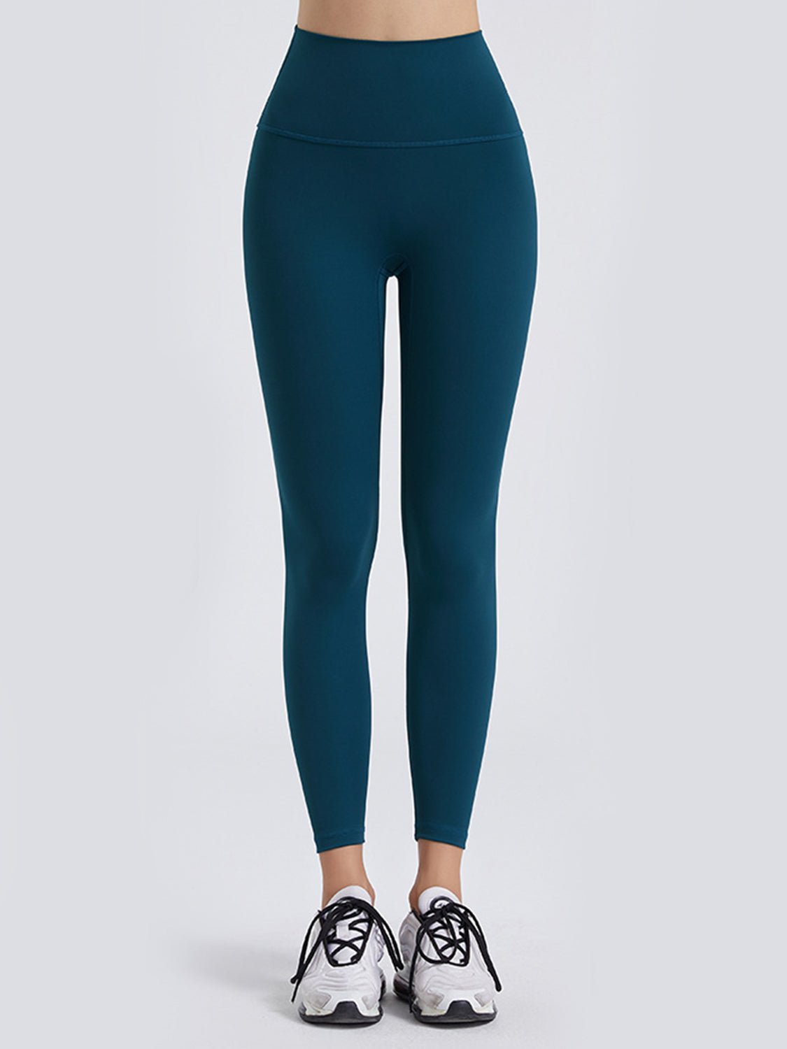Women's Wide Waistband Sports Leggings – 8 Colours, S–2XL - ShopNQlik