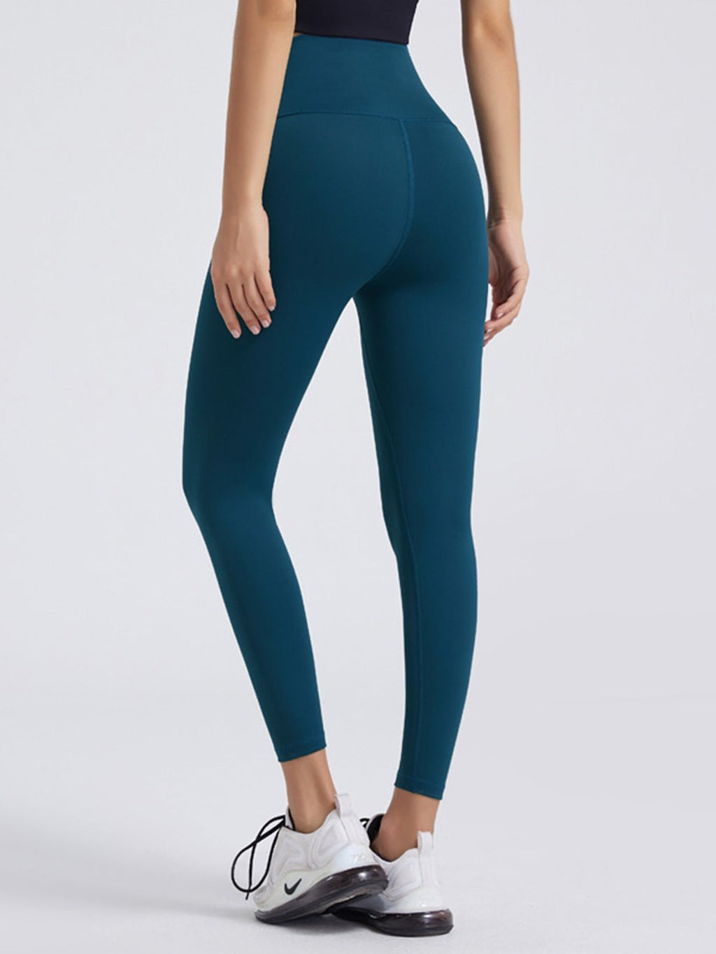 Women's Wide Waistband Sports Leggings – 8 Colours, S–2XL - ShopNQlik